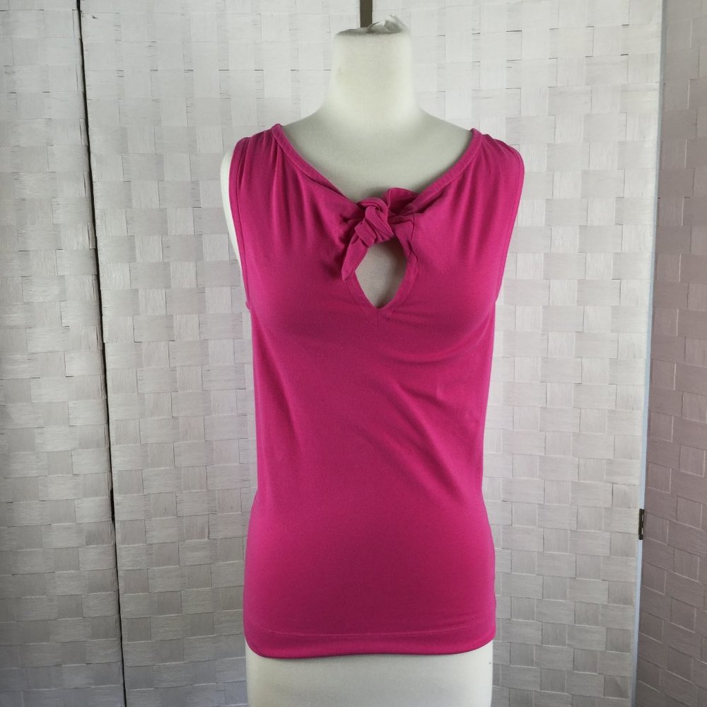 Kate Spade‎ Pomona Hot Pink Bowtie Top, Size Small